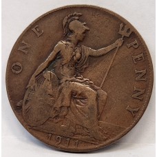 GREAT BRITAIN UK 1911 . ONE 1 PENNY